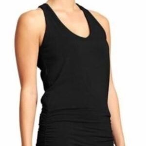 Sundry Anthropologie Black Racer Back Tank Dress